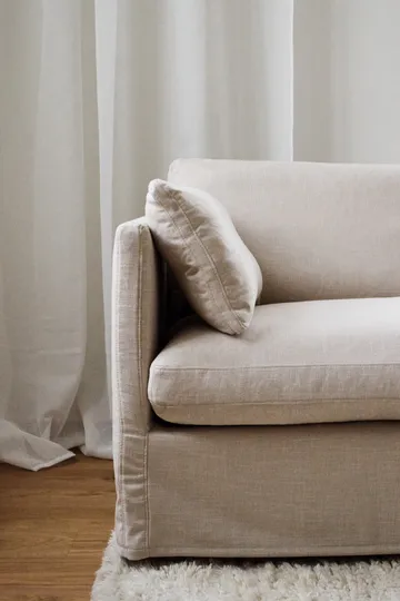 Linnevik sofa - Same Beige 6670-white-oiled oak, 4-seater - 1898