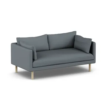 Linnevik sofa - Same Blue 6678-white-oiled oak, 2-seater - 1898