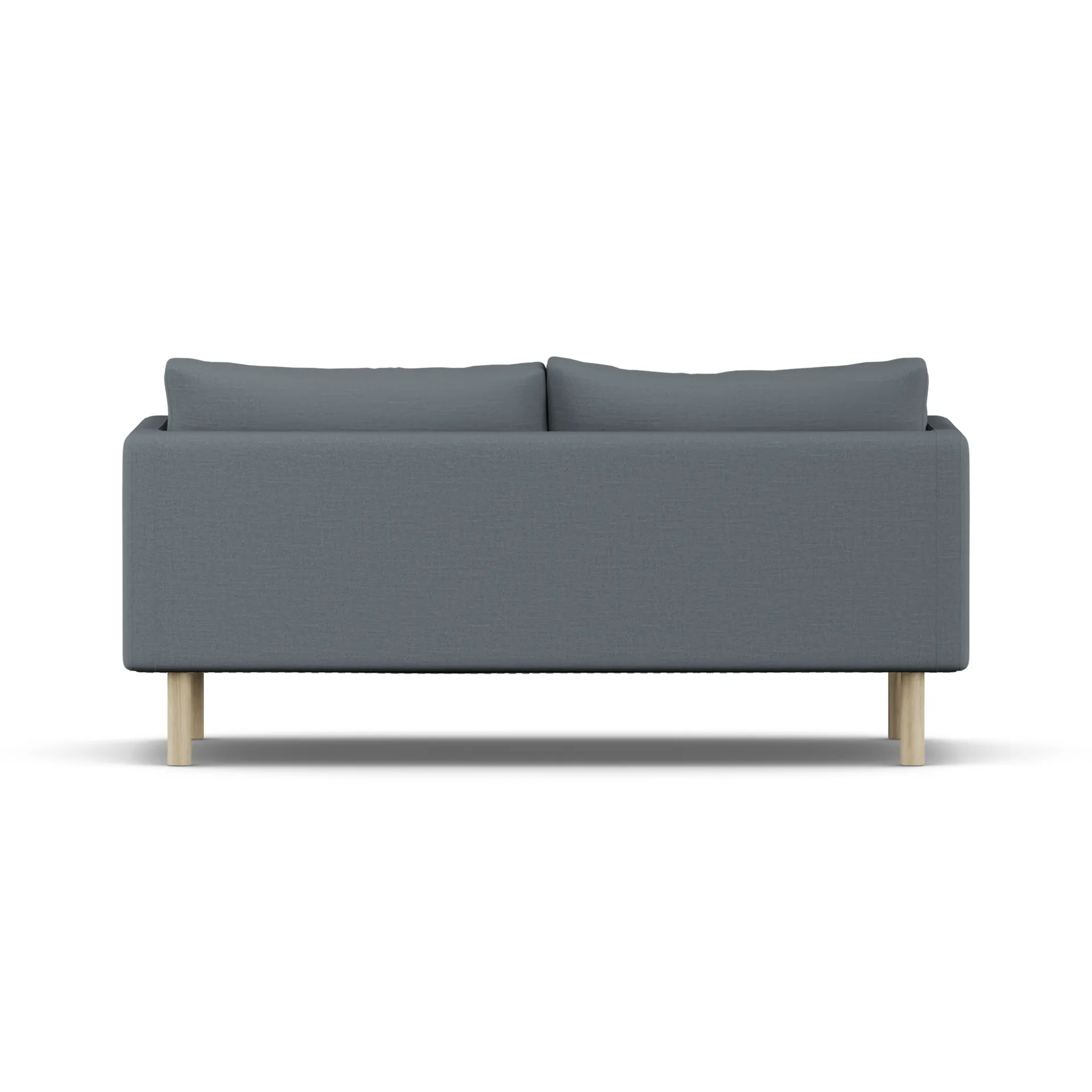 Linnevik sofa, Same Blue 6678-white-oiled oak, 2-seater 1898