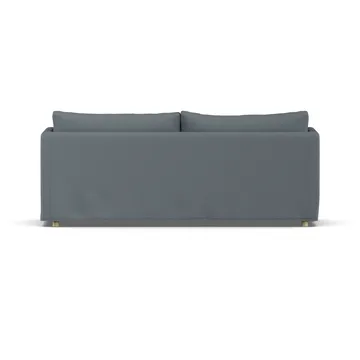 Linnevik sofa - Same Blue 6678-white-oiled oak, 3-seater, with skirt - 1898