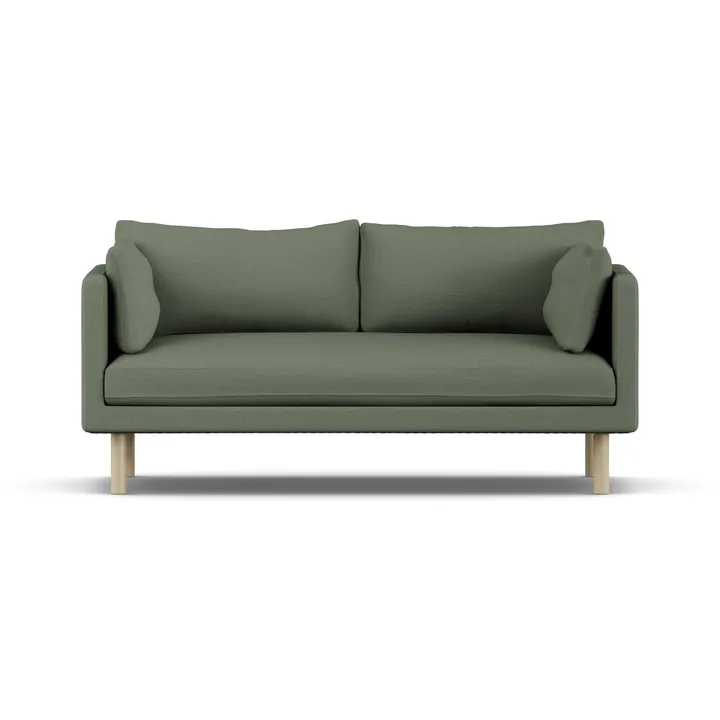 Linnevik sofa - Same Forest 6677-white-oiled oak, 2-seater, without skirt - 1898