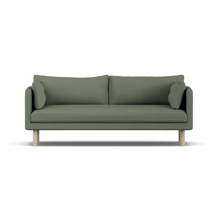 Linnevik sofa - Same Forest 6677-white-oiled oak, 3-seater, without skirt - 1898
