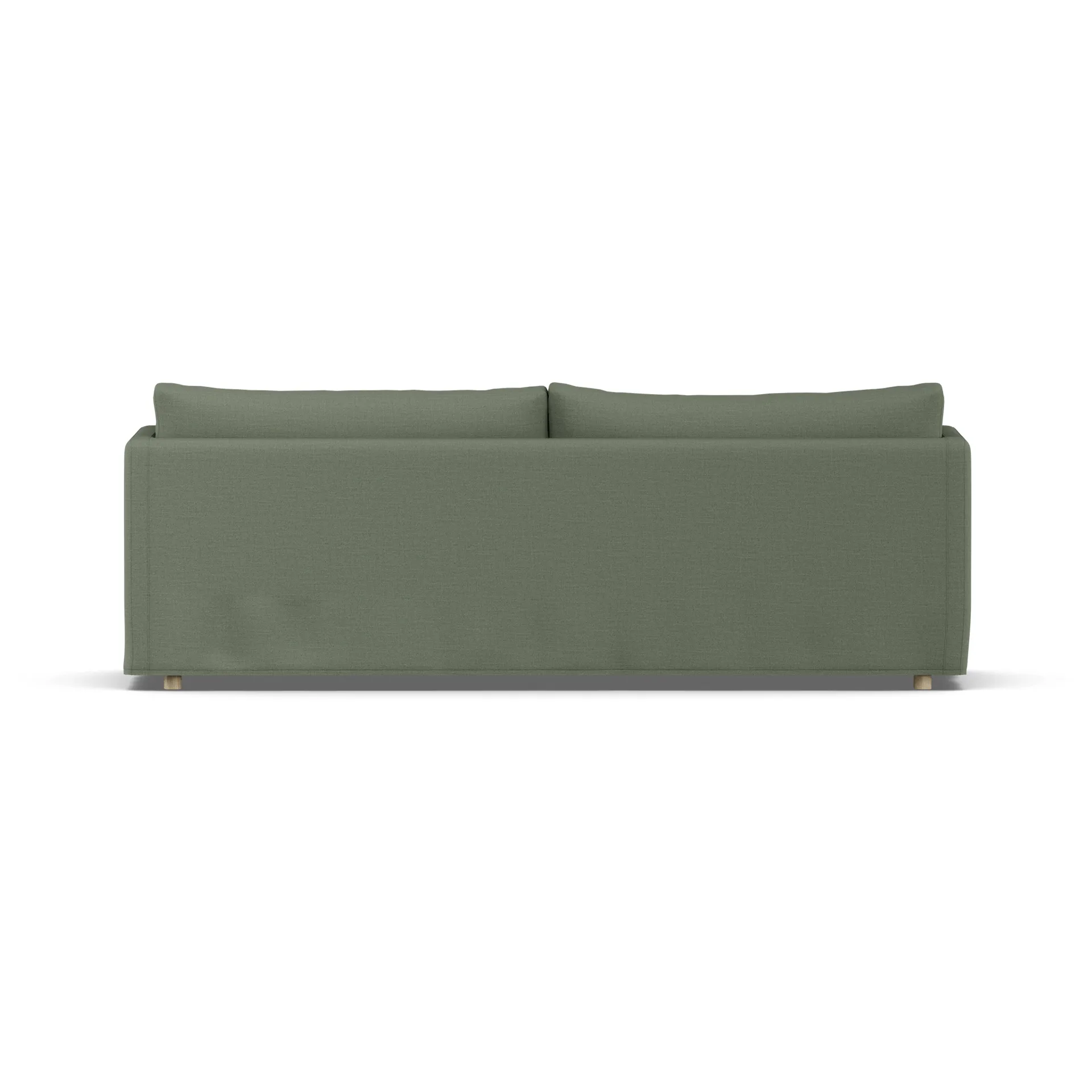 Linnevik sofa, Same Forest 6677-white-oiled oak, 4-seater, with skirt 1898