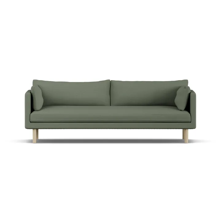 Linnevik sofa - Same Forest 6677-white-oiled oak, 4-seater, without skirt - 1898