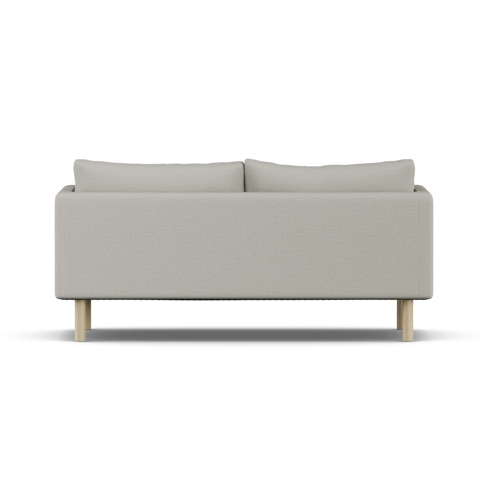 Linnevik sofa, Same Grey 6673-white-oiled oak, 2-seater 1898