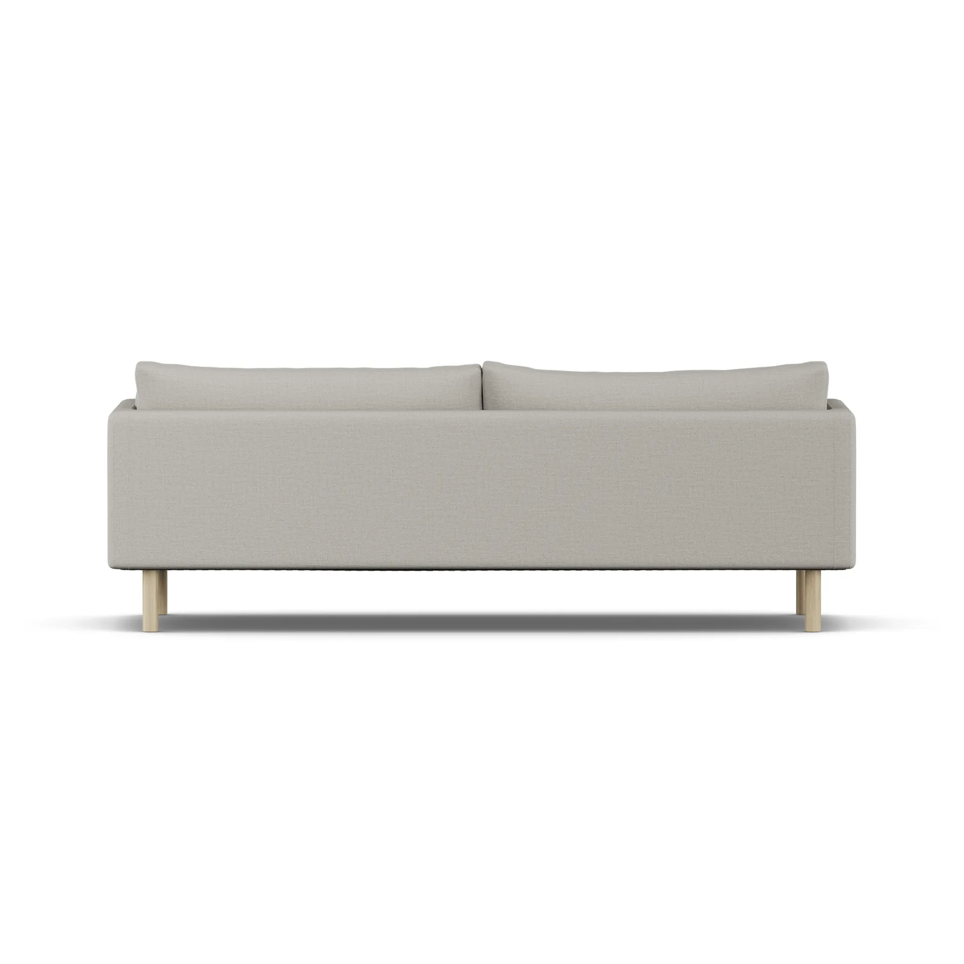 Linnevik sofa, Same Grey 6673-white-oiled oak, 4-seater 1898