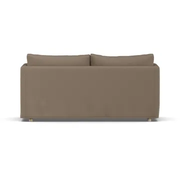 Linnevik sofa - Same Mole 6674-white-oiled oak, 2-seater, with skirt - 1898