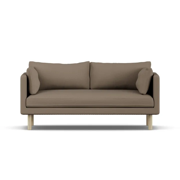 Linnevik sofa - Same Mole 6674-white-oiled oak, 2-seater, without skirt - 1898