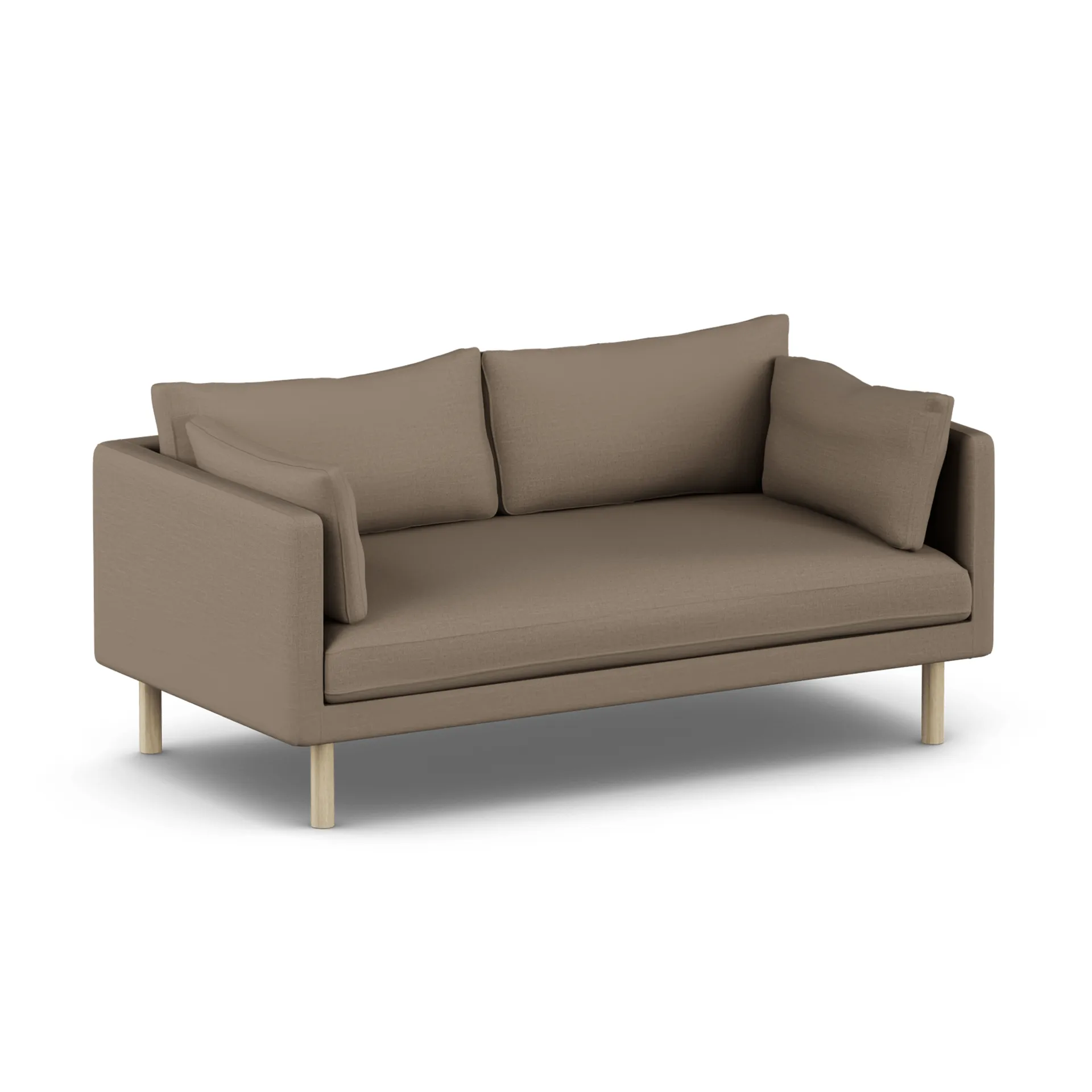 Linnevik sofa, Same Mole 6674-white-oiled oak, 2-seater 1898