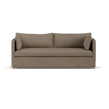Linnevik sofa - Same Mole 6674-white-oiled oak, 3-seater, with skirt - 1898