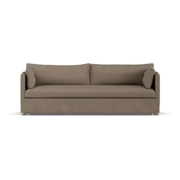 Linnevik sofa - Same Mole 6674-white-oiled oak, 4-seater, with skirt - 1898