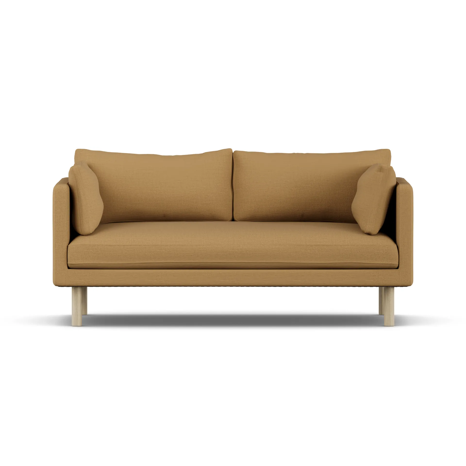 Linnevik sofa, Same Ochre 6676-white-oiled oak, 2-seater 1898