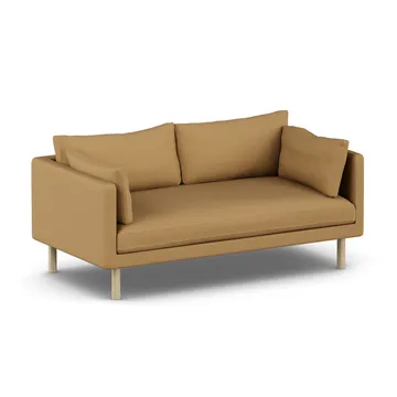Linnevik sofa - Same Ochre 6676-white-oiled oak, 2-seater - 1898