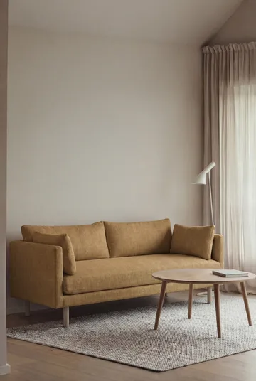 Linnevik sofa - Same Ochre 6676-white-oiled oak, 2-seater - 1898