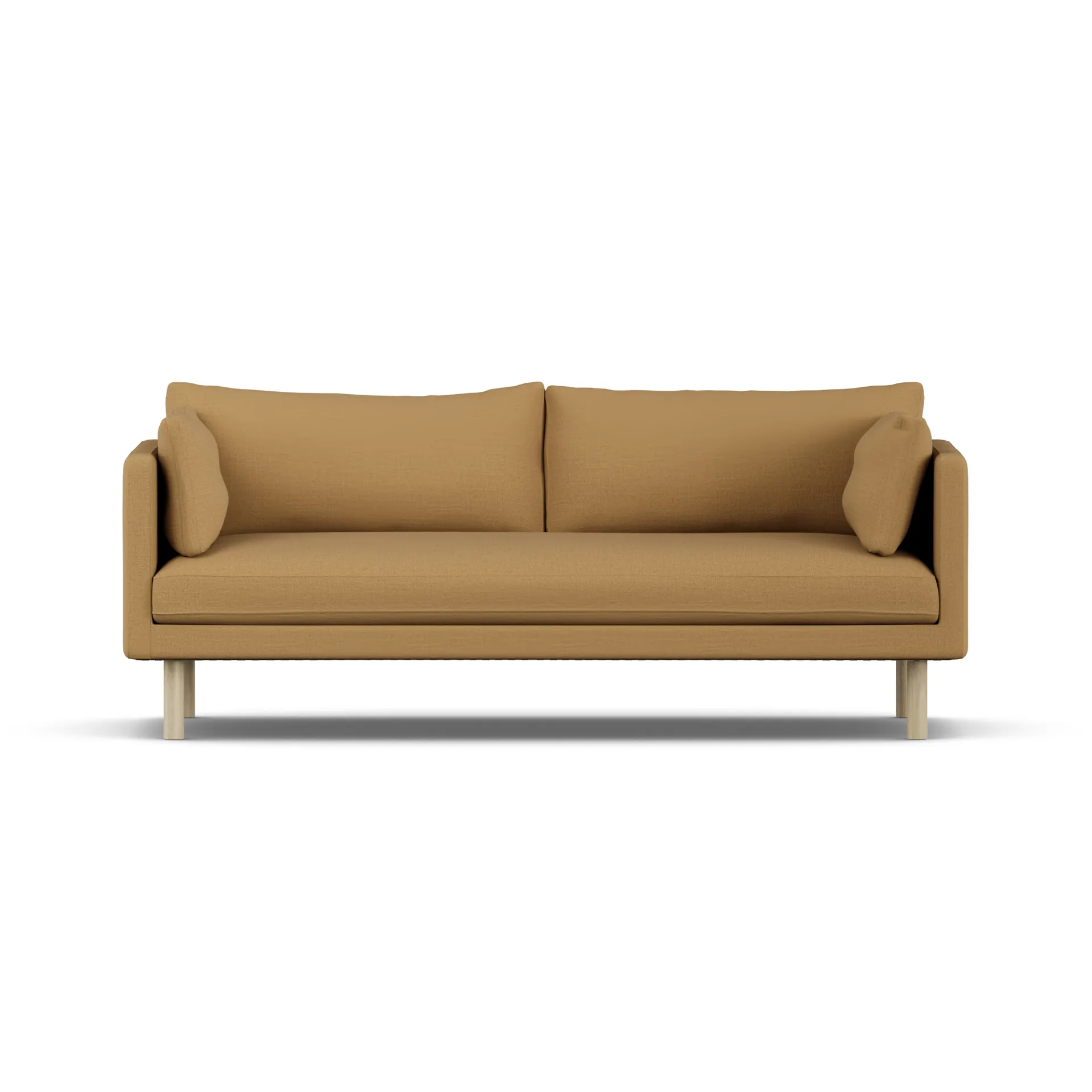 Linnevik sofa, Same Ochre 6676-white-oiled oak, 3-seater 1898