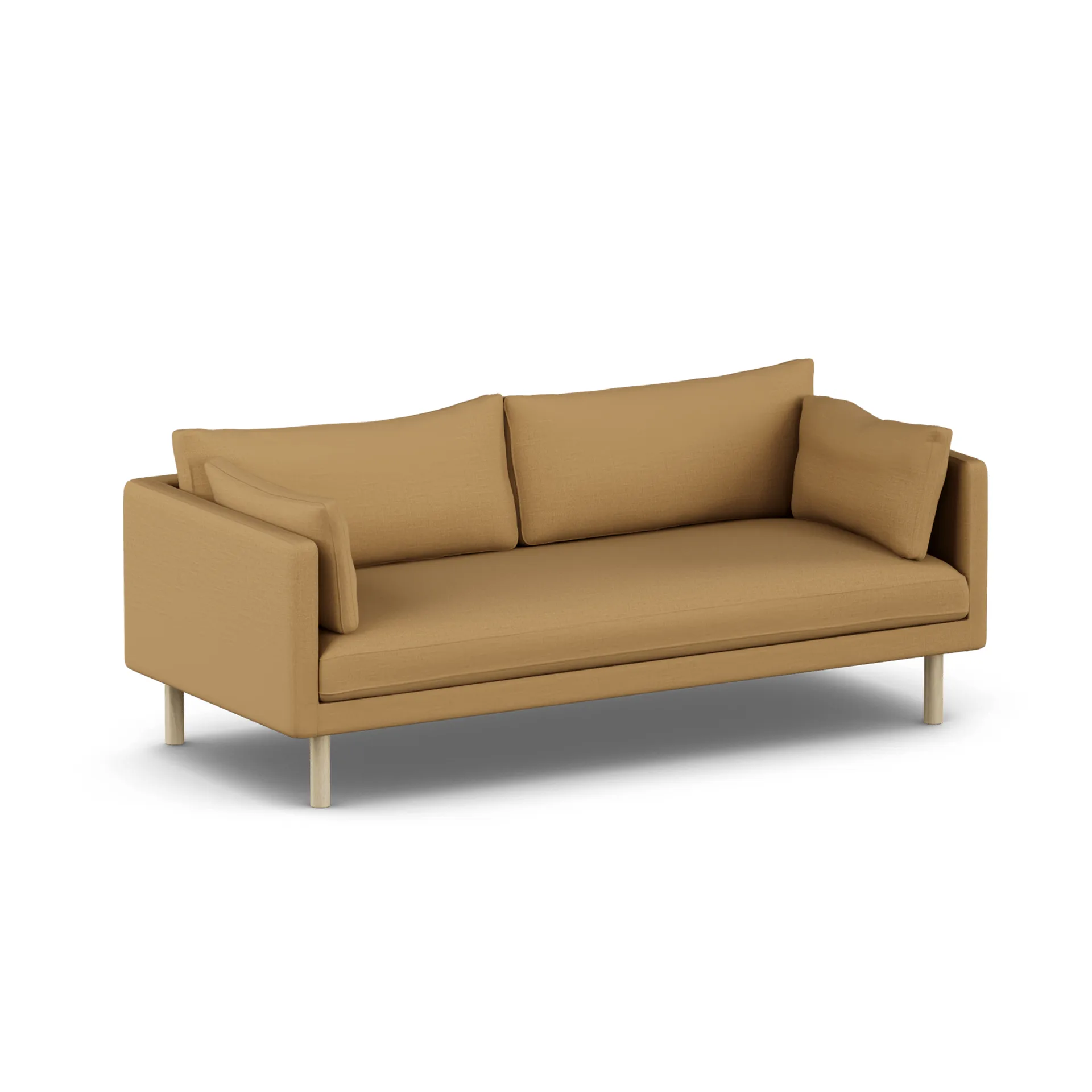 Linnevik sofa, Same Ochre 6676-white-oiled oak, 3-seater 1898