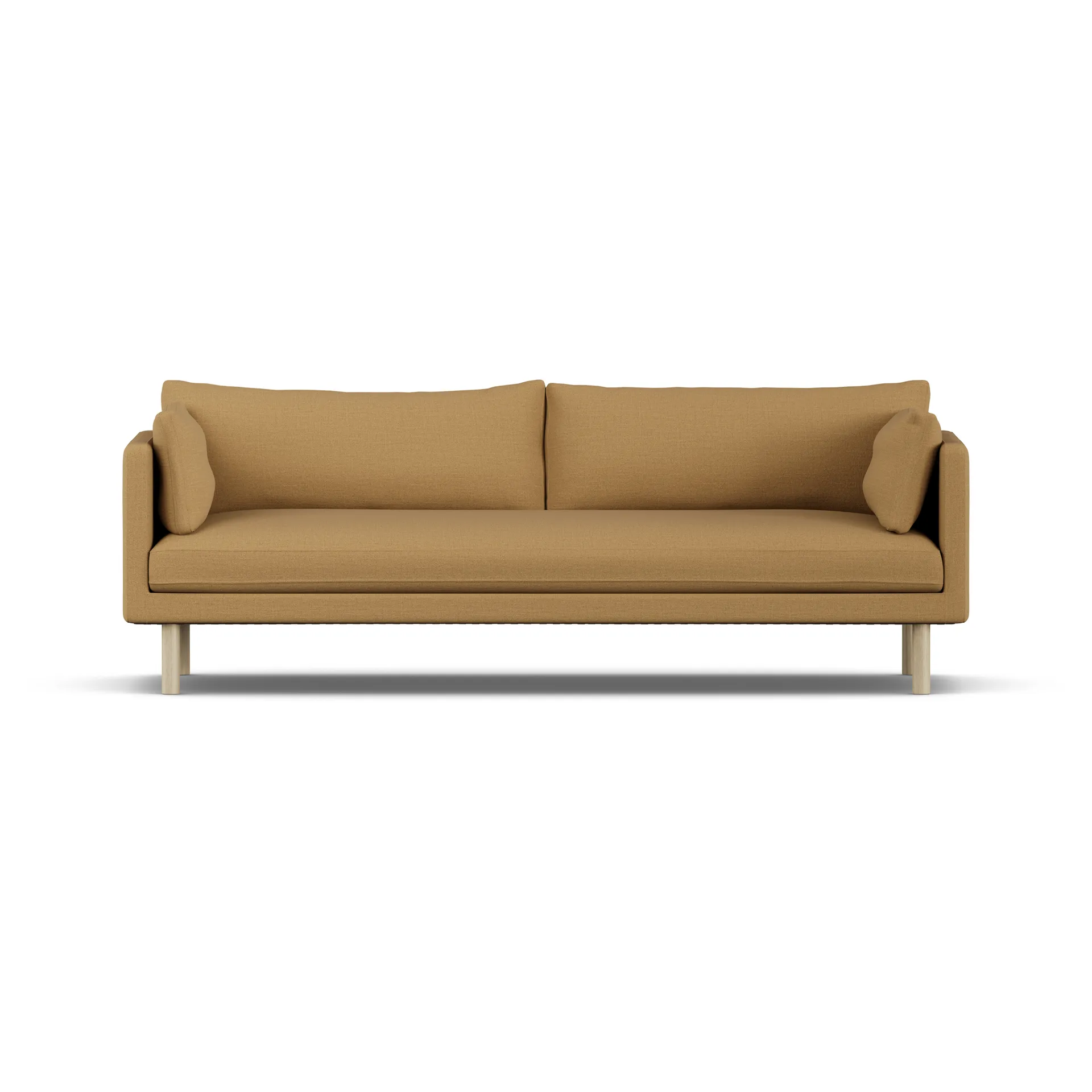 Linnevik sofa, Same Ochre 6676-white-oiled oak, 4-seater 1898