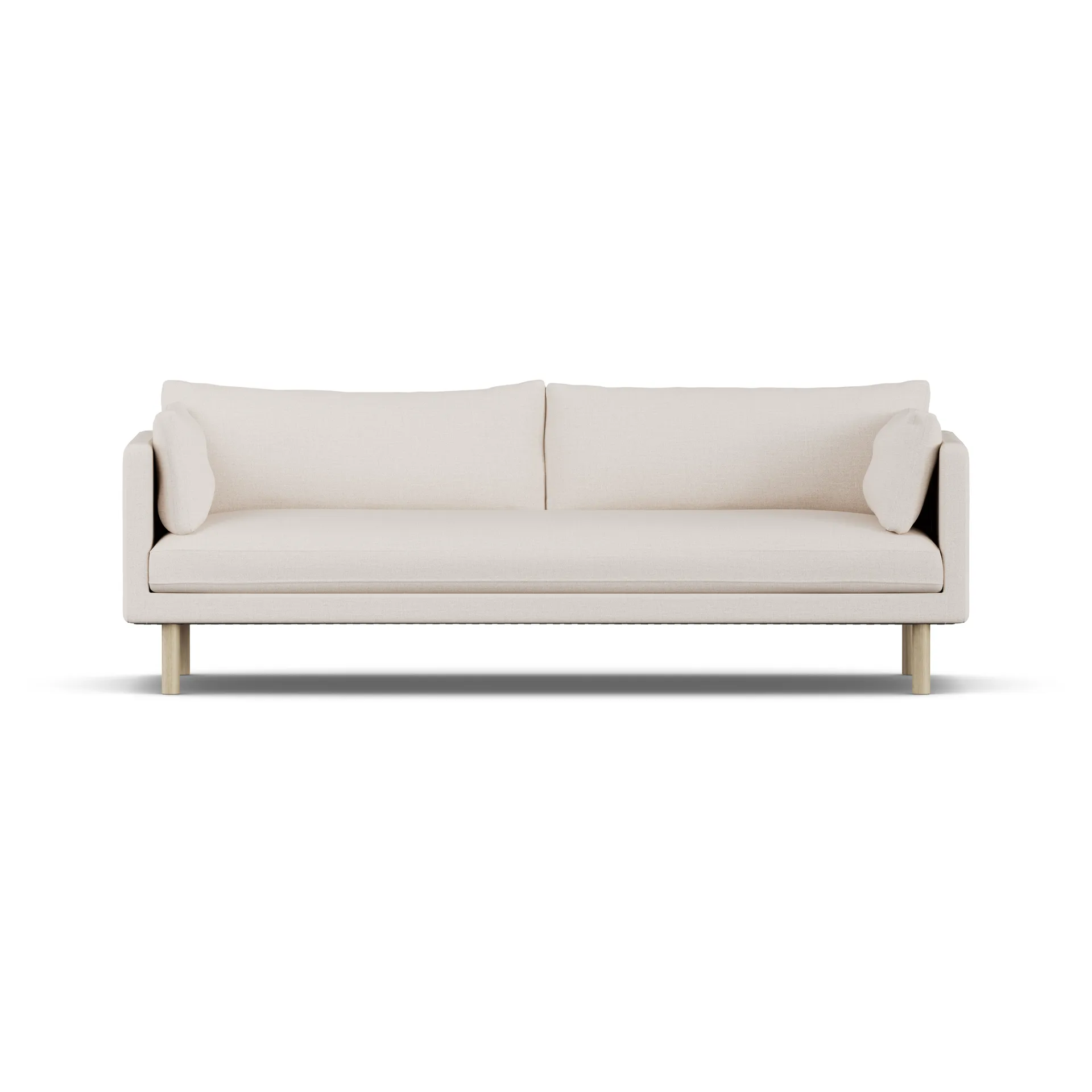 Linnevik sofa, Same Off White 6671-white-oiled oak, 4-seater 1898