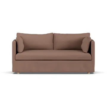 Linnevik sofa - Same Rust 6675-white-oiled oak, 2-seater, with skirt - 1898