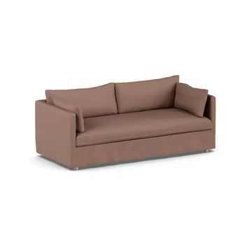 Linnevik sofa - Same Rust 6675-white-oiled oak, 3-seater, with skirt - 1898