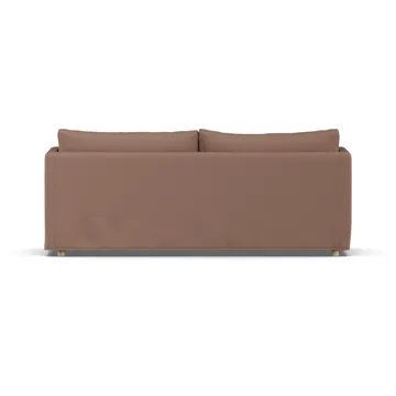 Linnevik sofa - Same Rust 6675-white-oiled oak, 3-seater, with skirt - 1898