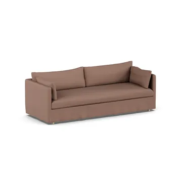 Linnevik sofa - Same Rust 6675-white-oiled oak, 4-seater, with skirt - 1898