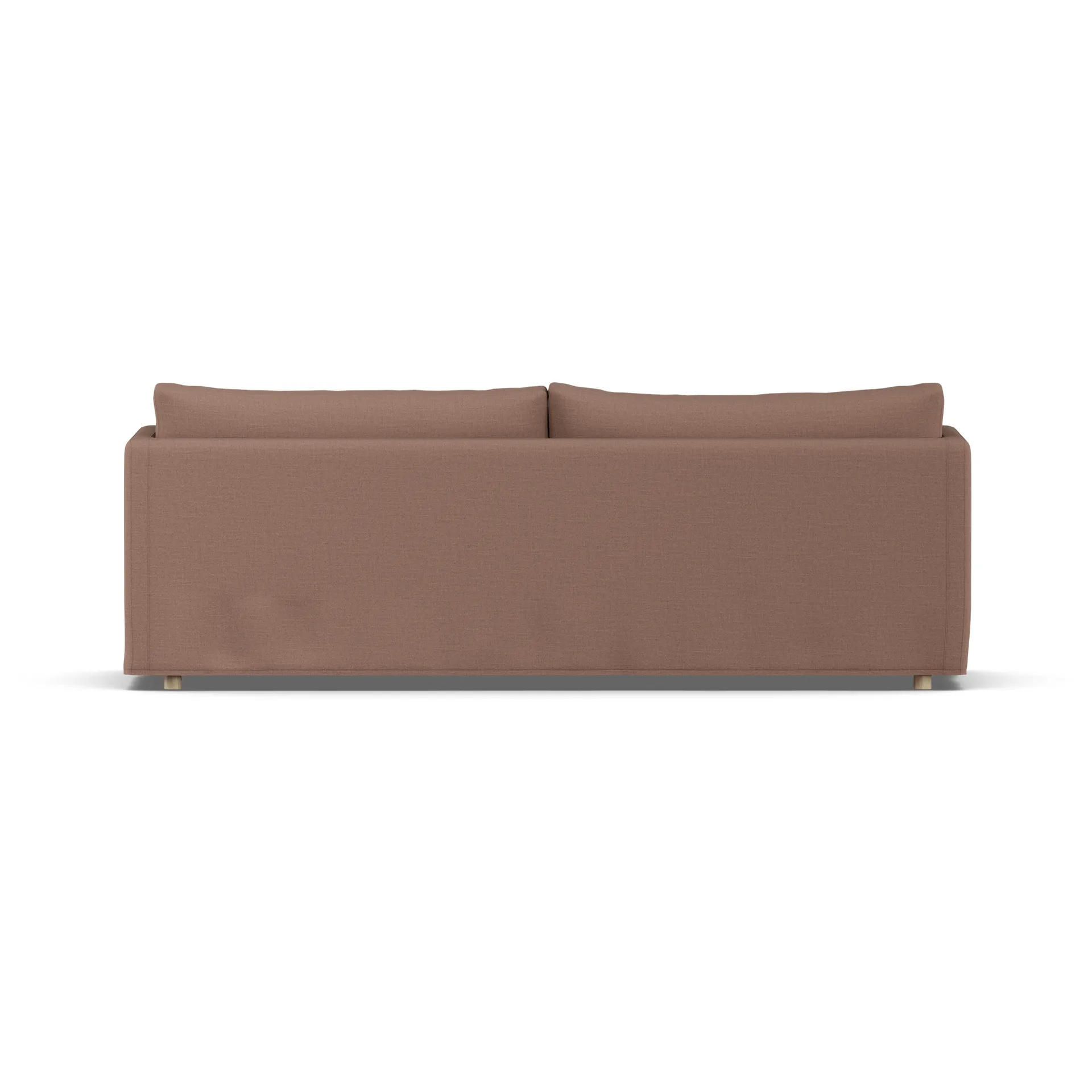 Linnevik sofa, Same Rust 6675-white-oiled oak, 4-seater, with skirt 1898