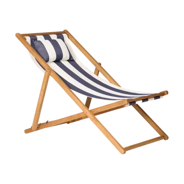 Lyckesand sun chair - Teak-blue - 1898