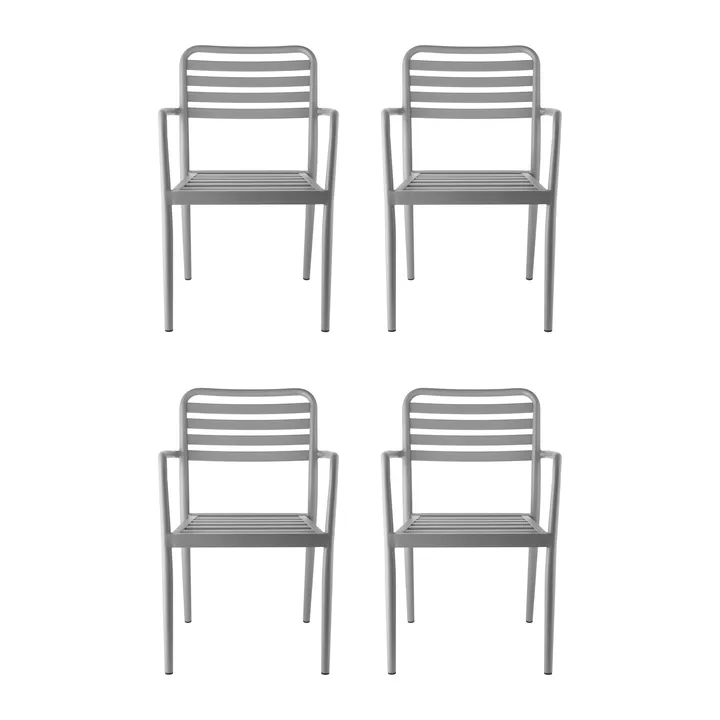 Messina armchair, Taupe, 4-pack - 1898
