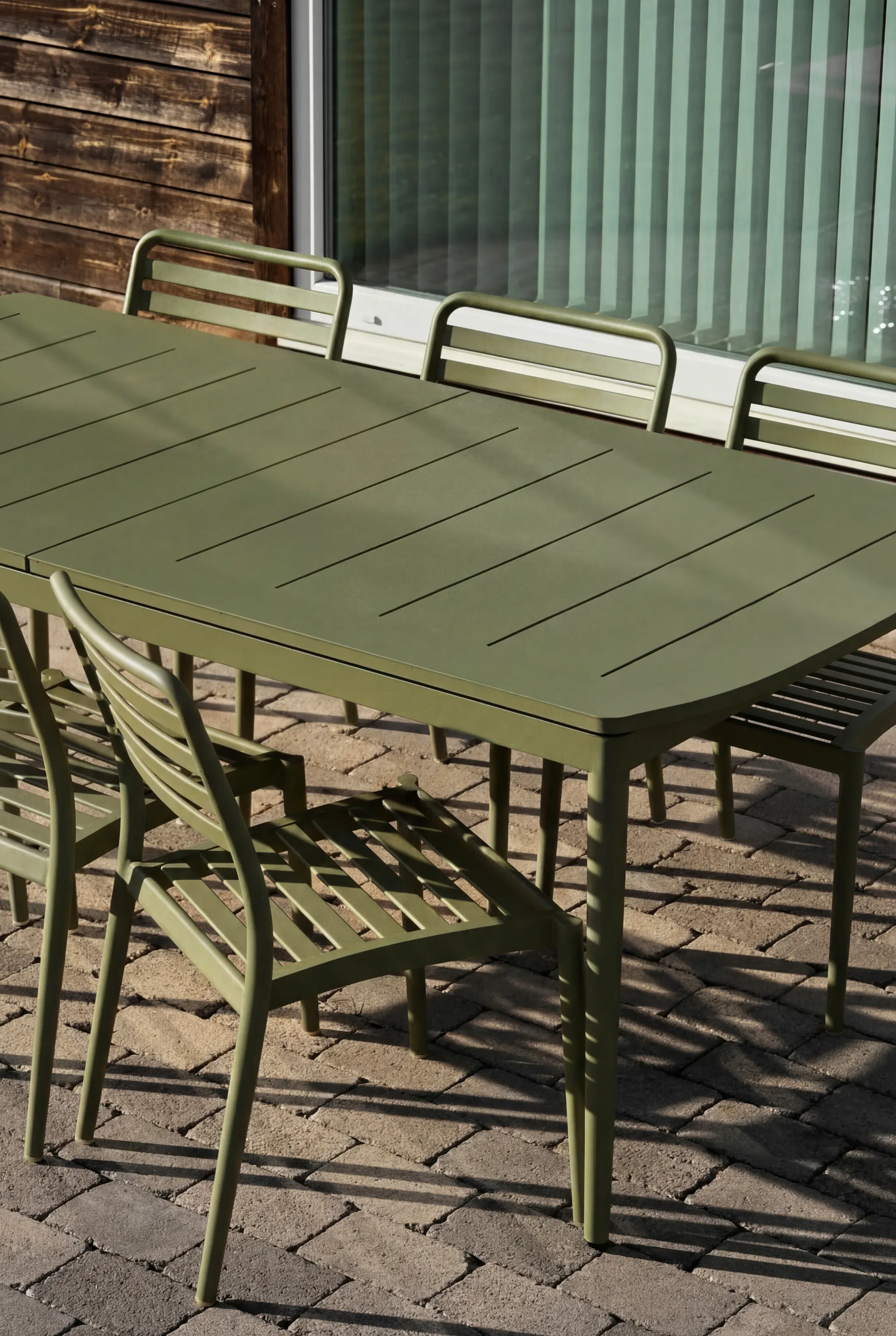 Messina chair, Moss green, 6-pack,  1898