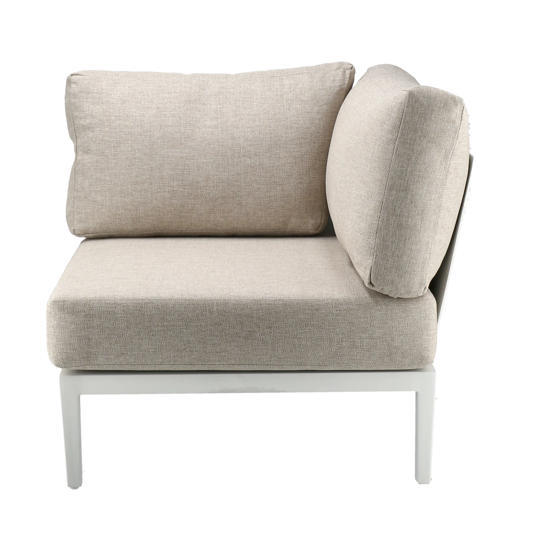 Santander modul sofa corner module, White-beige 1898