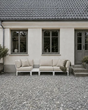 Santander modul sofa corner module - White-beige - 1898