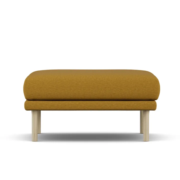 Sjövik footstool - Luiza Mustard 3972-white-oiled oak - 1898