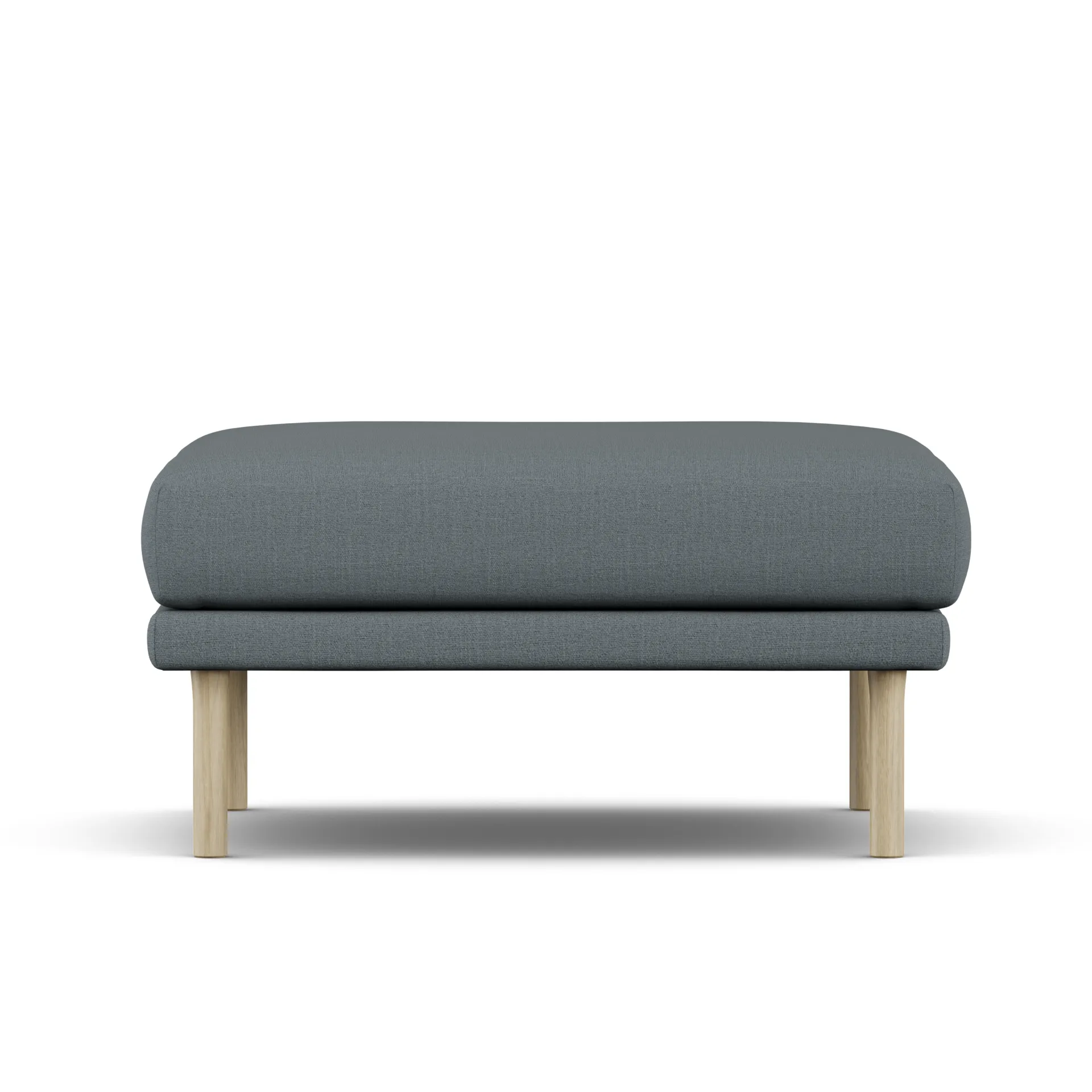 Sjövik footstool, Same Blue 6678-white-oiled oak 1898