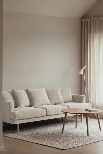 Sjövik sofa - Jump Off White 1954-white-oiled oak, 3,5-seater - 1898