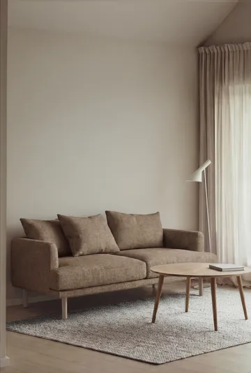 Sjövik sofa - Same Mole 6674-white-oiled oak, 2,5-seater - 1898