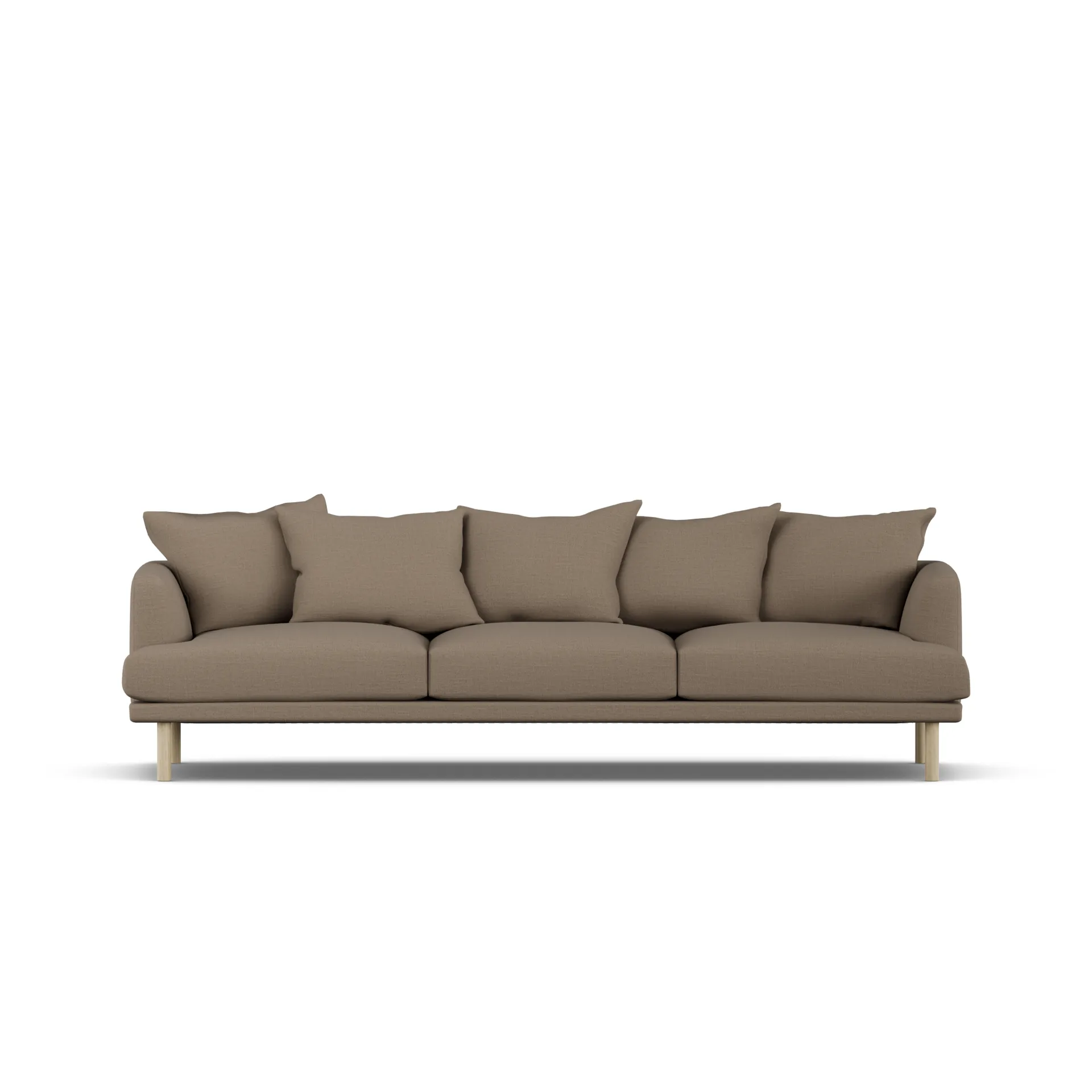 Sjövik sofa, Same Mole 6674-white-oiled oak, 3,5-seater 1898