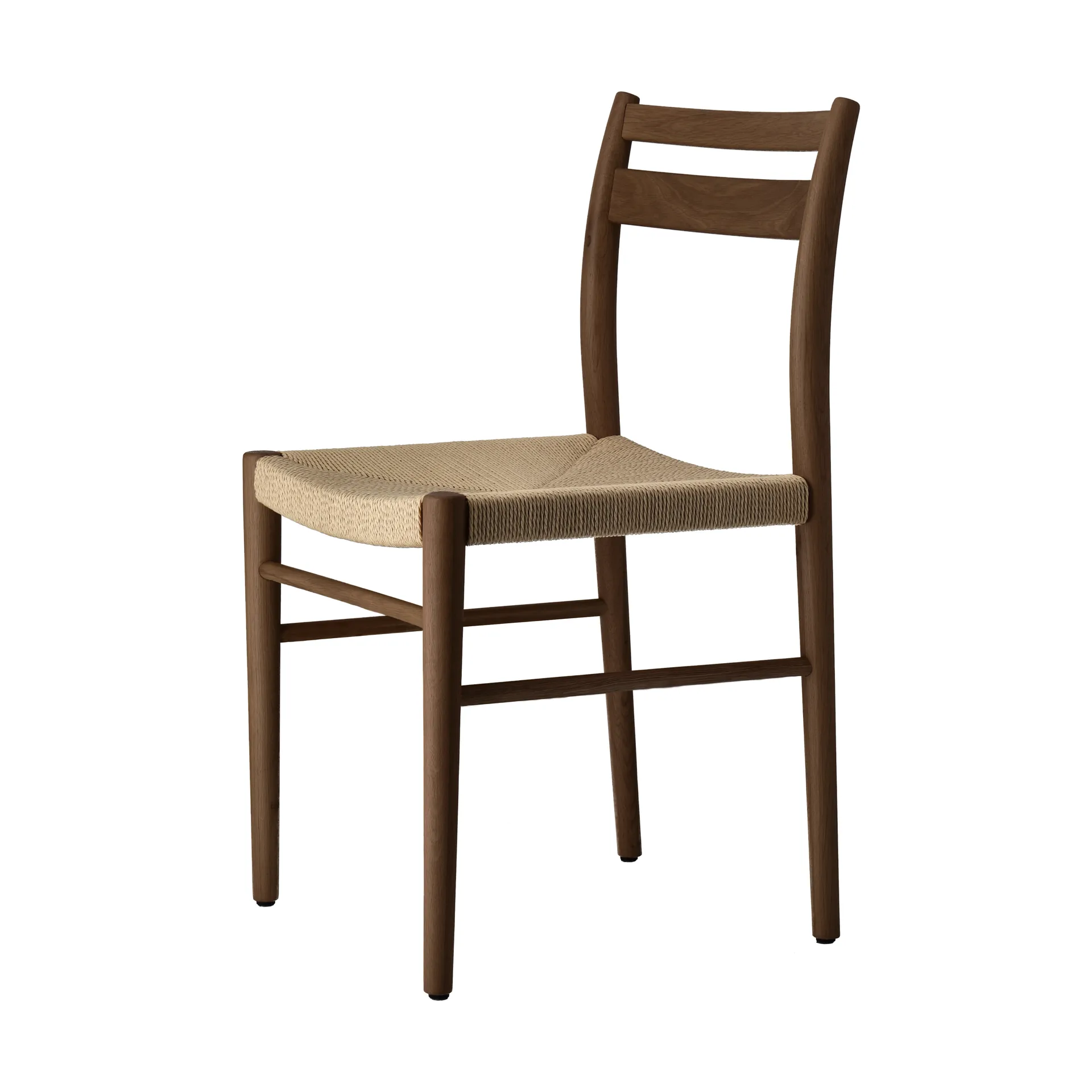 Smoked lacquered oak-natural woven, 6-pack 1898