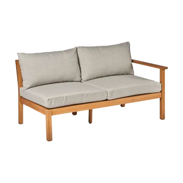Stockaryd sofa module 2-seater left teak/light grey - 1898