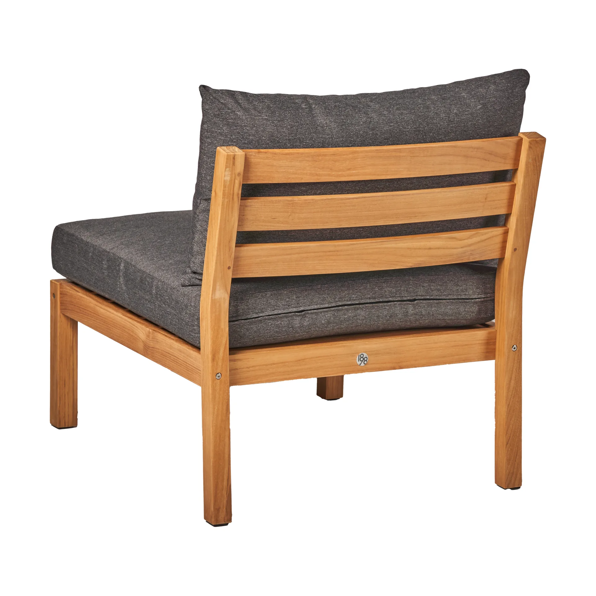 Stockaryd sofa module middle section teak/dark grey 1898