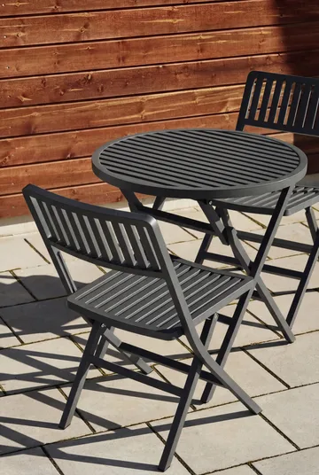 Verona café table - Anthracite, Ø72 cm - 1898