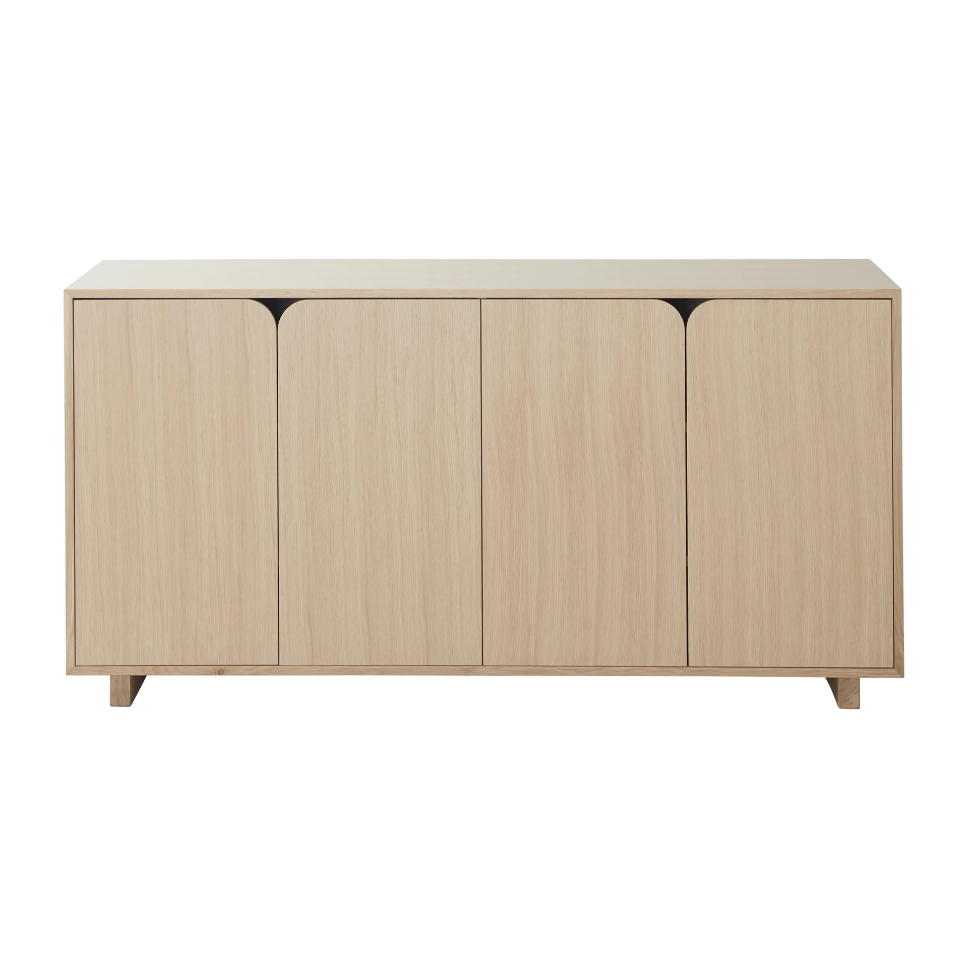 Vidja side table, White pigmented oak 1898