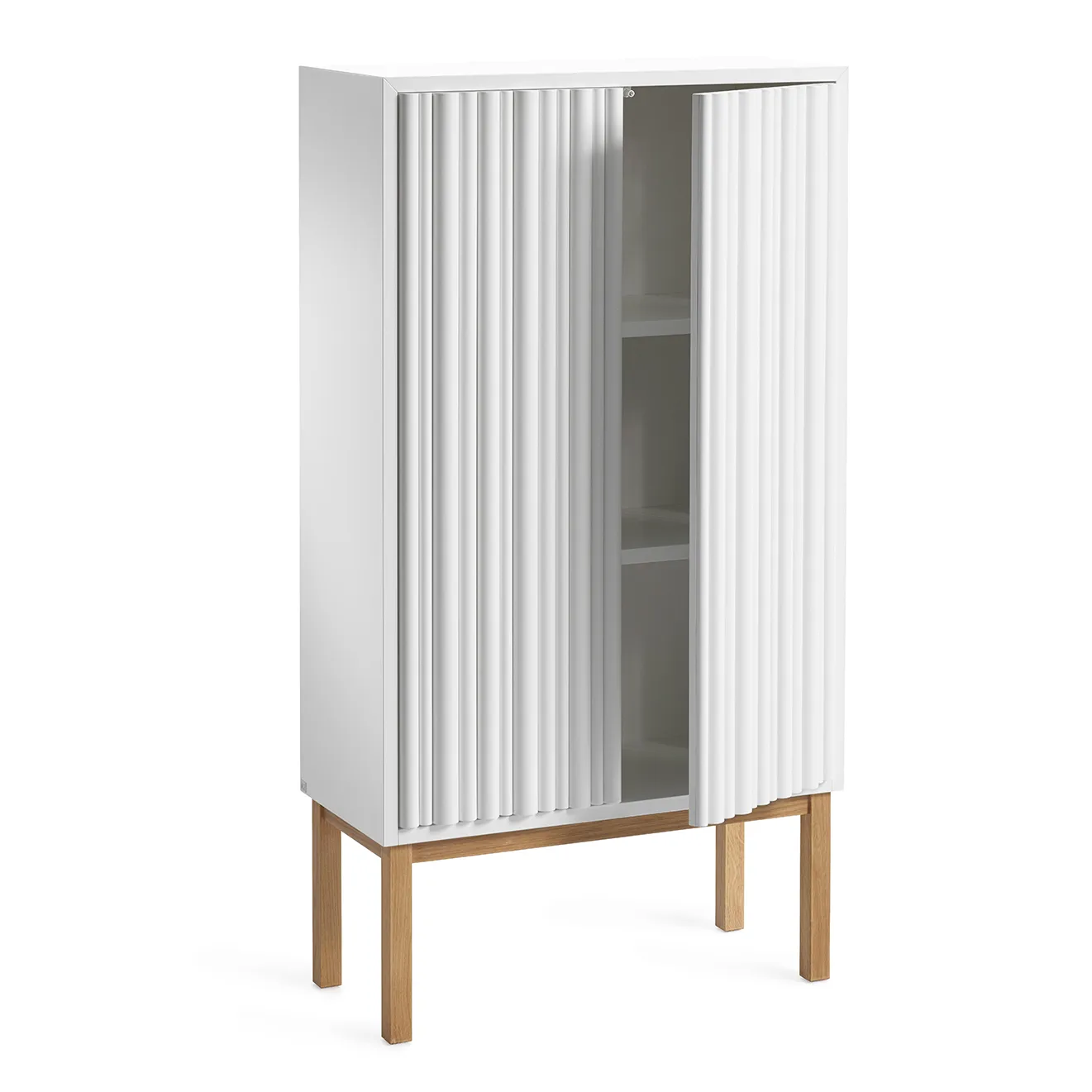 Collect cabinet 2003, White-White oiled leg A2