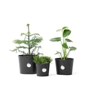 Hug flower pot - Light brown, h.12 cm Ø14 cm - A2
