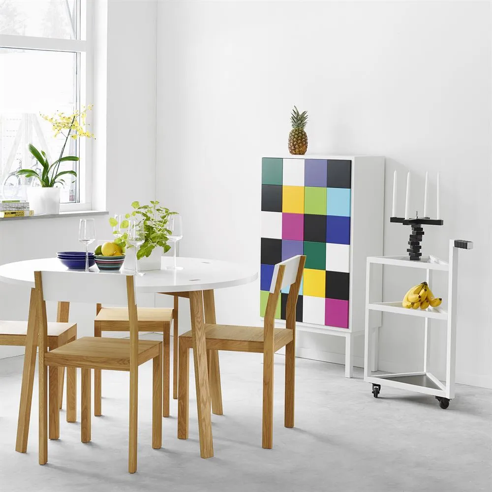 Move serving trolley, White A2