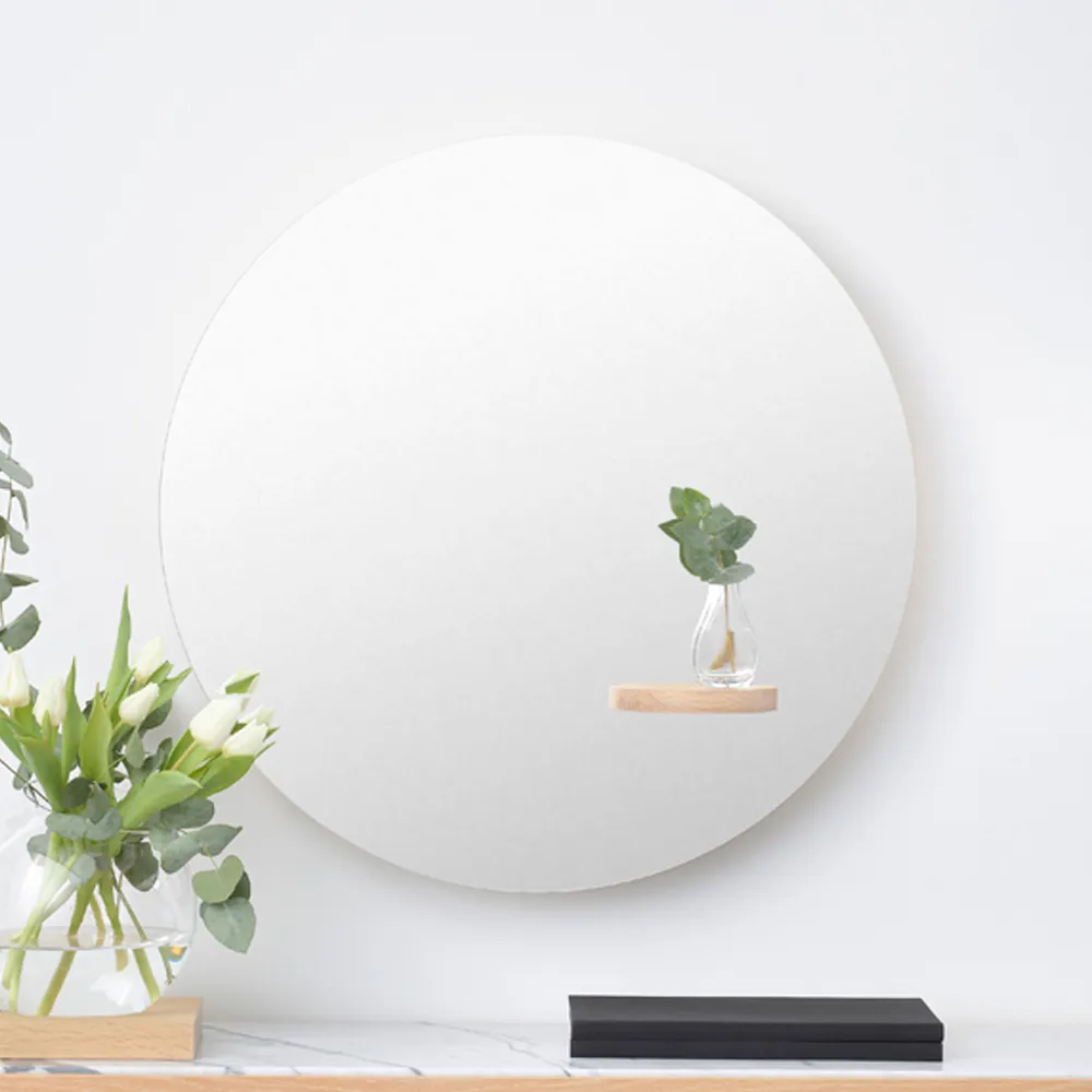 You Mini mirror, Oiled oak A2