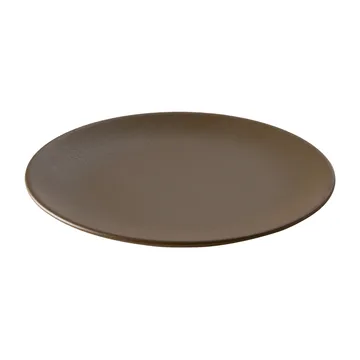 Ceramic Workshop small plate Ø19.5 cm - Chestnut-matte brown - Aida