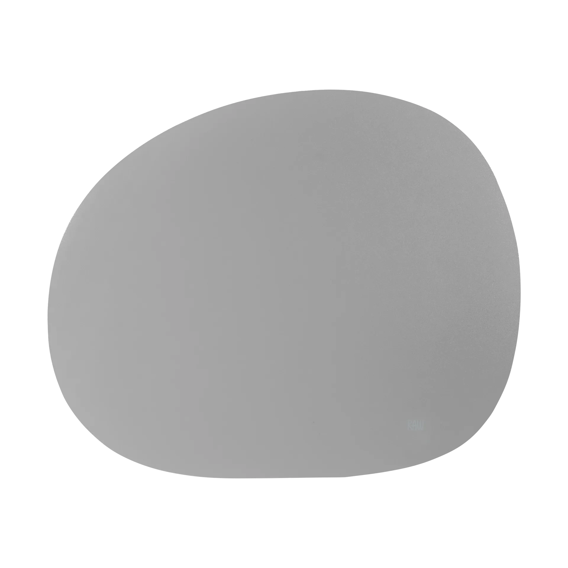 Raw creative placemat silicone 41x33.5 cm, Light gray Aida
