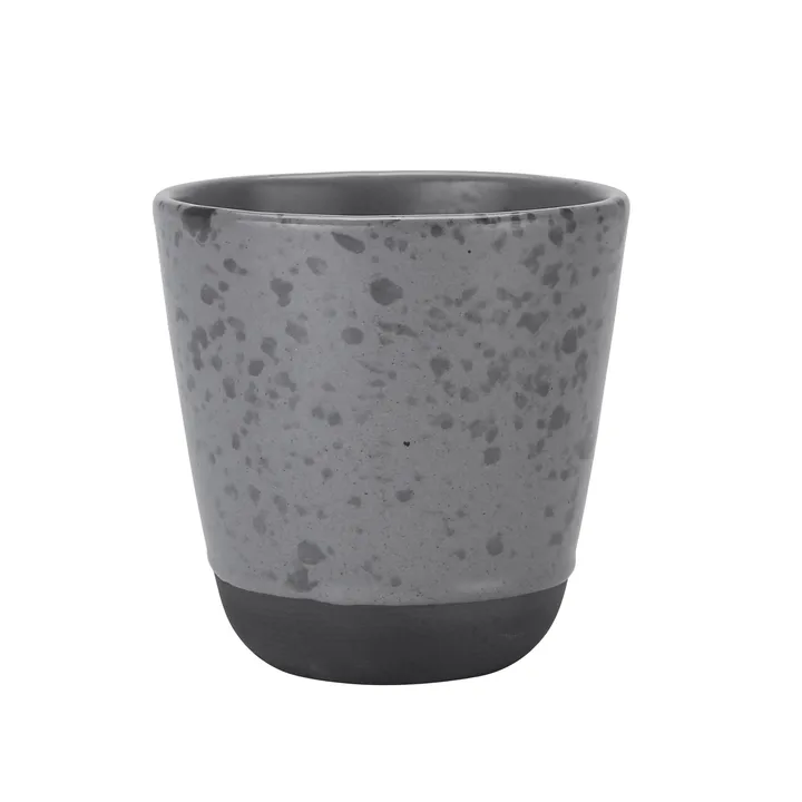 Raw mug 30 cl - grey with dots - Aida