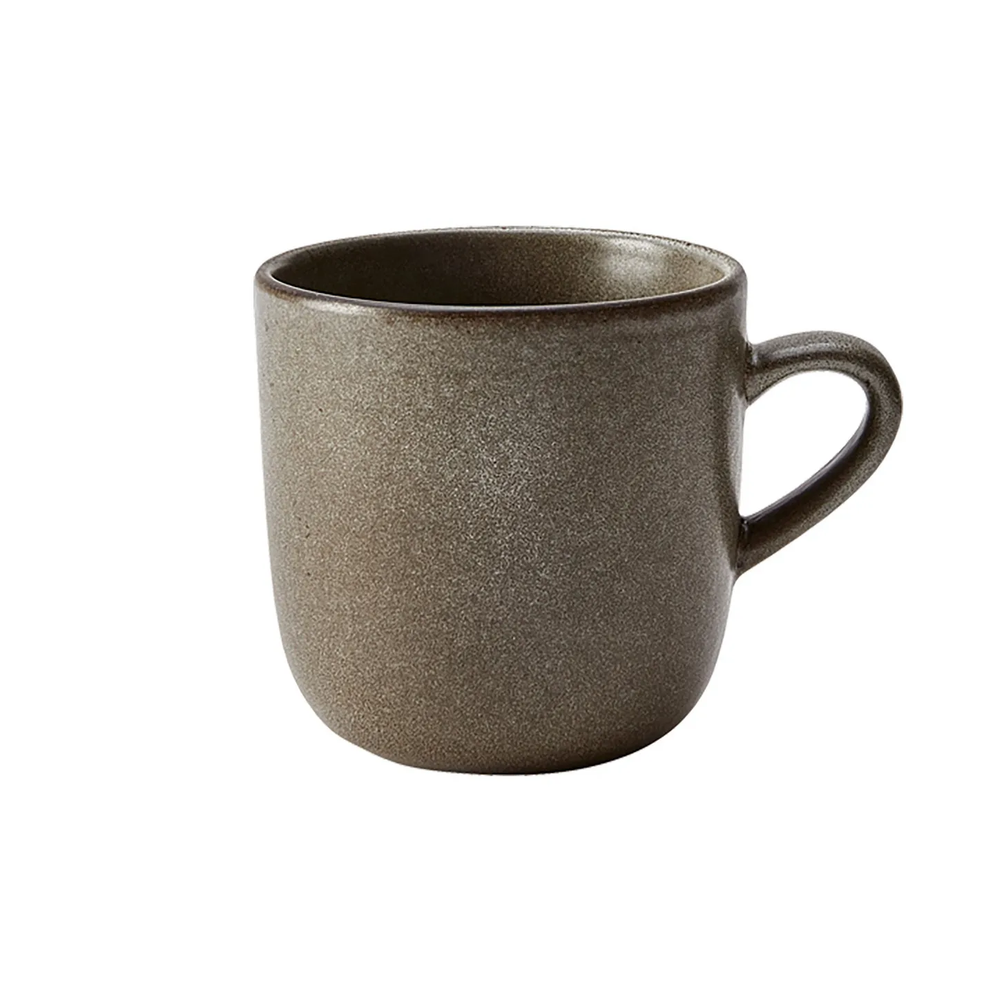 Raw mug with handle 20 cl, Forest brown Aida